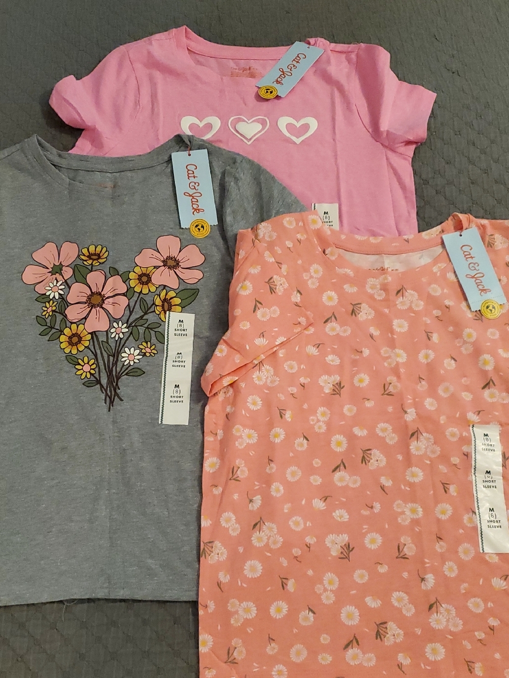 Lot Of NWT Cat & Jack Girls Shirts